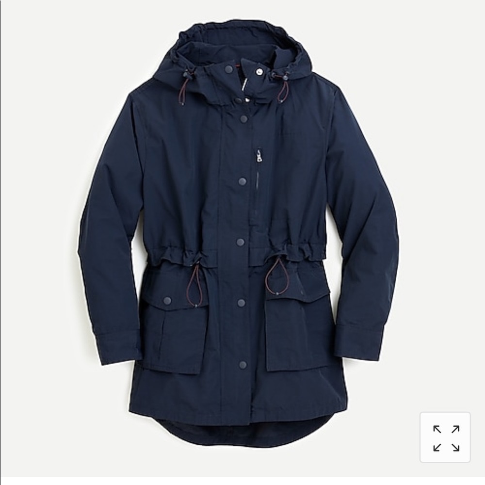 J.Crew Perfect Rain Coat. Size Tall Med.